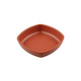 Globy Kare Sunum Kase Turuncu 24,5×24,5×6 cm