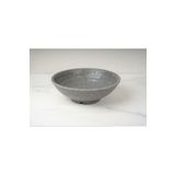 Globy Melamin Açık Büfe Granit Görünümlü Kase Gri 25.5x25.5x8.5 cm