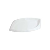 Globy Melamin Elips Sunum Tabağı Beyaz 30 Cm