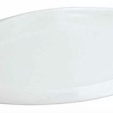 Globy Melamin Elips Sunum Tabağı Beyaz 35 cm