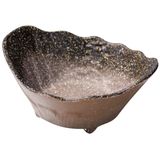 Globy Melamin Granit Üçgen Görünümlü Kase 20,7x17,5x9,2 cm