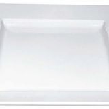 Globy Melamin Kare Sunum Tabağı Beyaz 33,5x33,5x5,2 cm