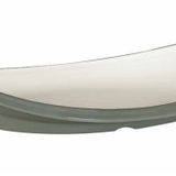 Globy Oval Gri 36x16x7 cm Sunum Tabağı