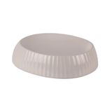 Globy Oval Sunum Tabak Beyaz 25,5×20×6 cm