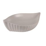 Globy Oval Sunum Tabak Beyaz 32×20×9 cm