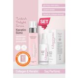 gloceans feel the glow Keratin Kolajen Saç Bakım Sütü 150ml ve Care&Glow Saç Parfümü 100ml Bakım Seti