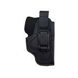 Glock 26 İçin Uyumlu Çorap Tipi Deri İç Kılıf Metal Maşalı Siyah