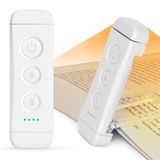 Glocusent USB Şarj Edilebilir Kitap Işığı, Kitapta Göz Bakımı Okuma Işığı Klipsi, 3 Renk ve 5 Parlaklık Kısılabilir, Taşınabilir ve Esnek, 80 saate kadar Uzun Ömürlü (beyaz)