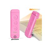 Glocusent USB Şarj Edilebilir LED Kitap Ayracı Arası Okuma Işığı Ayracı Portatif Şarj Edilebilir Pembe
