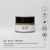 GLOI 3 Etkili Göz Kremi - Göz Altı Torba Ve Morlukları Karşıtı, Koyu Halka Karşıtı - G600