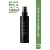 Glone Biberiye Güçlendirici Saç Toniği | Saç Derisi Bakımı ve Güçlü Saç Görünümü İçin | Biberiye Yağı & Kafein | 150 ml