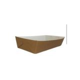 Glora Kutu Kumpir Konik Tabak Kraft Küçük 12x8x4 Cm 100 Adet*5 Paket