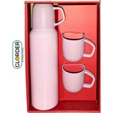 Glorder Paslanmaz Çelik Termos 750ML - 750 ml - Pembe