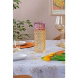 Glore 730 ml Kafes Sarı Mor Başucu Sürahisi ve Bardak Takımı
