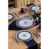 Glore Elegance 6 Kişilik Cam Servis Tabağı Takımı