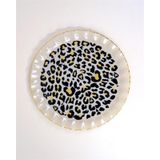 Glore Leopar 6'lı Wavy Servİs Tabağı