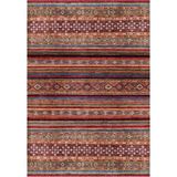 Gloria TD408 Multi Şal Desen Dokuma Saçaklı Kilim, Multi, 100 x 300 - Çok Renkli