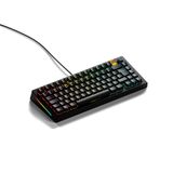 Glorious GMMK 3 PRO HE: Klavye (Rapid Trigger), Hall efekti, modüler alüminyum gövde ve conta sistemi, 8K geri alma hızı, Hot-Swap (MX ve U anahtarı), TKL%75, İngilizce QWERTY - siyah
