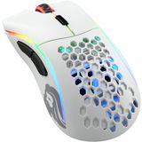 Glorious Model D RGB Kablosuz BAMF sensörlü 19000 DPI 69 gram Gaming Mouse Mat Beyaz