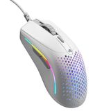 Glorious Model O 2 Mini Beyaz Kablolu Oyuncu Faresi: Hafif 49 gram, 26K Optik Sensör, 80 Milyon Tıklama, 6 Programlanabilir Düğme, Küçük Ellere Uygun Fare, FPS, MMO, MOBA, Battle Royal Faresi