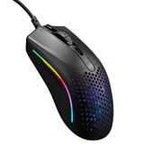 Glorious Model O 2 Mini Kablolu Siyah Oyuncu Faresi: Hafif 49 gram, 26K Optik Sensör, 80 Milyon Tıklama, 6 Programlanabilir Düğme, Küçük Ellere Uygun Fare, FPS, MMO, MOBA, Battle Royal Faresi