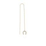 Glorria CM0352 Altın Sallantı Nal Küpe