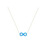 Glorria DU0096 Altın Opal Sonsuzluk Kolye