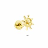 Glorria Dümen Helix 14 Ayar Altın Piercing