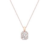 Glorria EG0476 Baget Taşlı Gümüş Kadın Kolye