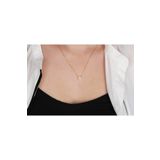 Glorria Gümüş 3 Boyutlu Minimalist N Harfi Kolye
