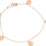 Glorria Rose Altın Plaka Bileklik