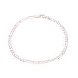 Glorria Rose Figaro Zincir 925 Ayar Gümüş Bileklik