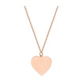 Glorria SV0045 Rose Altın Kalp Kadın Kolye