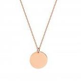 Glorria SV0050 Rose Altın Plaka Kadın Kolye