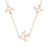Glorria SV0051 Rose Altın Anka Kadın Kolye