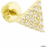 Glorria Üçgen Helix 14 Ayar Altın Piercing