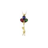 Glorria VK0265 Altın Çocuk Balon Kolye