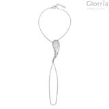 Glorria VK1076 Kanat Gümüş Kadın Şahmeran