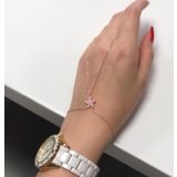 Glorria VK1093 Rose Deniz Yıldızı Gümüş Kadın Şahmeran