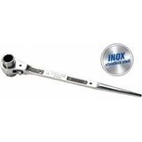 Glory HL9709 19x21 mm Paslanmaz Çelik Kazıklı Lokma Cırcır Anahtarı
