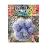 GLOW ACCESSORIES BAE Mor Kedi Pati Yaldızlı Büyük Boy Sukuşi 11 Cm Oyuncak Slime