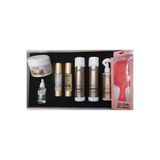 GLOW BLAND Premium MİKROKAYNAK VE NANO KAYNAK Saç Bakım Seti 6’lı – Onarıcı Şampuan, Saç Maskesi, Serum ve Çift Fazlı Fön Suyu ile Yıpranmış Saçlara Profesyonel Bakım