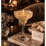 Glow-Candle by You Margarita Konseptli Dekoratif Jel Mum - Beyaz