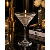 Glow-Candle by You Martini Konseptli El Yapımı Mum - jel