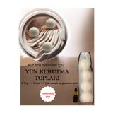 Glow Design Yün kurutma topu 4lü Kokulu