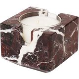 Glow Ela Bordo Mermer Mumluk - Standart