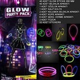 Glow Parti Seti 152 Parçalık Lüglow Stick Kostüm Seti