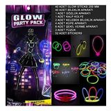 Glow Parti Seti 152 Parçalık Lüks Glow Stick Kostüm Seti