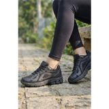 Glow Retro Unisex Antrenman ve Yürüyüş Ayakkabısı - Siyah