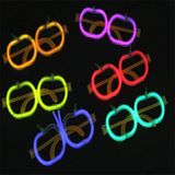 Glow Stick Elma Gözlük - Glow Partisi Gözlüğü - Glow Stick Gözlük 12 Adet (5250)